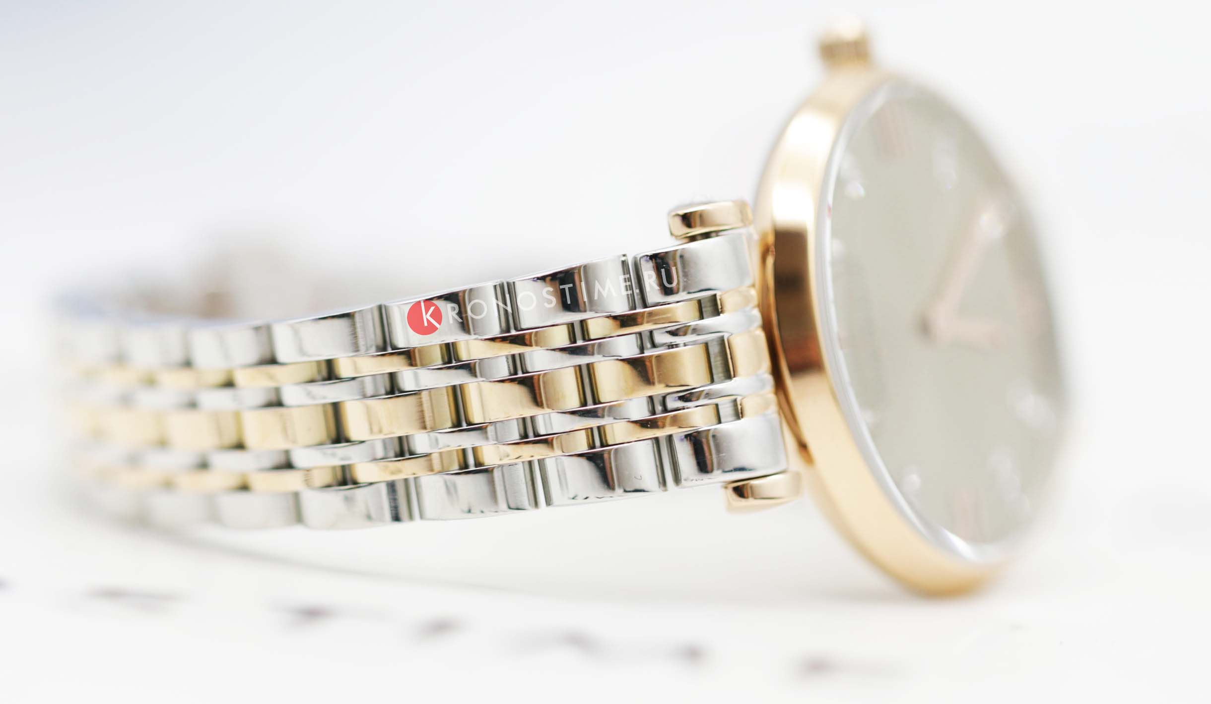 Emporio Armani Emporio Armani Gianni-T-Bar AR1840 женские часы серый циферблат на запястье